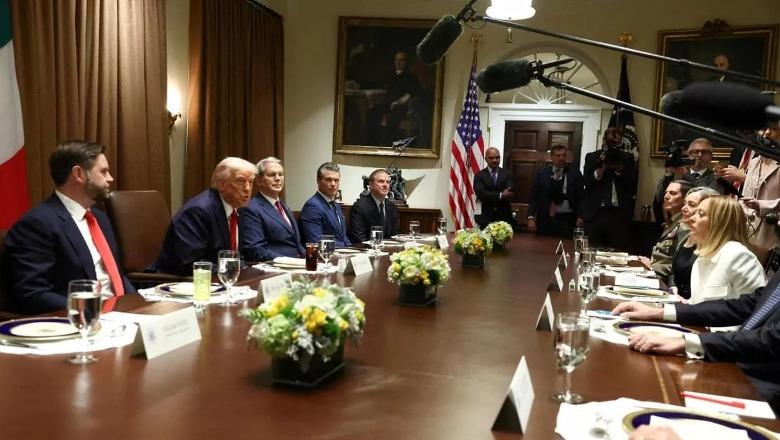 Giorgia Meloni Donald Trump Shtëpia e Bardhë SHBA BE Marrëveshje tregtare Bashkëpunim ekonomik Itali Marrëdhënie ndërkombëtare