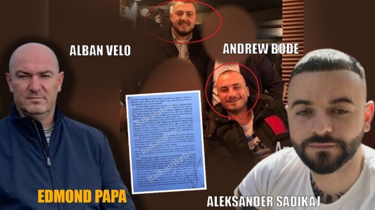 Edmond Papa, Andreu Bode, Albano Velo, Aleksandër Sadikaj (Sanco), Adriatik Kalemi, Vrasje, Hakmarrje, Pakt gjakut, Krim i organizuar.