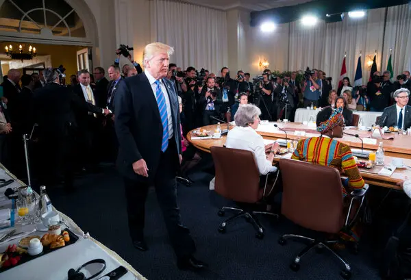 Donald Trump G7 Izrael Iran Tensione Deklaratë e përbashkët Media Amerikane Diplomaci Shtëpia e Bardhë Armë bërthamore Kanada