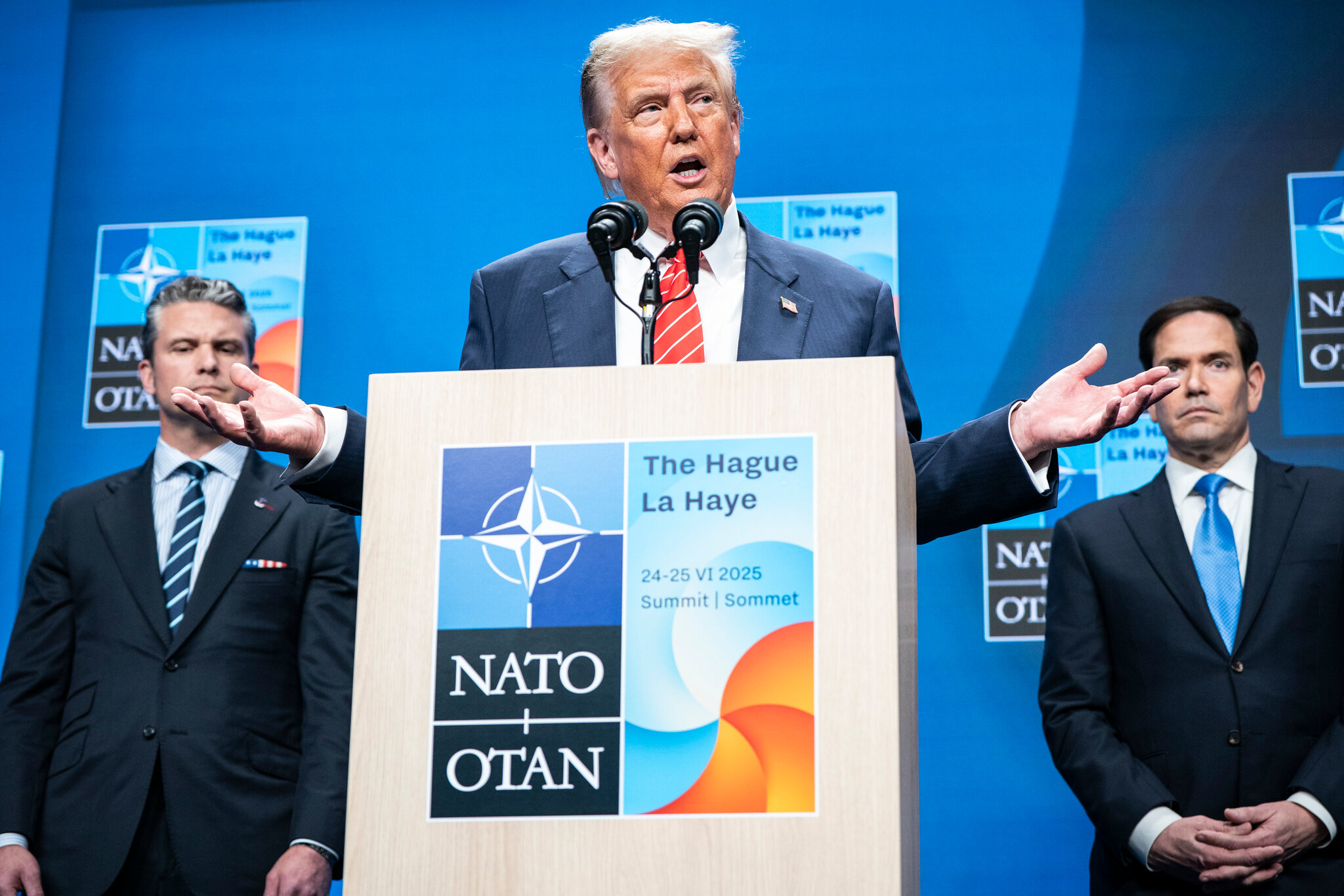 Donald Trump Vladimir Putin Ukrainë Samiti i NATO-s Ambicie territoriale Sistemet Patriot Volodymyr Zelensky Lufta në Ukrainë Armëpushim Negociata paqeje