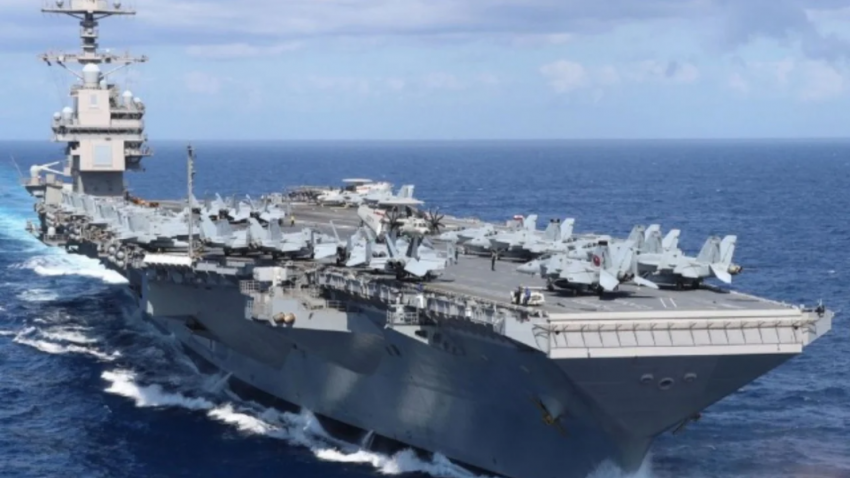 SHBA Aeroplanmbajtëse USS Ford USS Carl Vinson Izrael Iran Lindja e Mesme Konflikt Gatishmëri Ushtarake Deti Mesdhe Projektim Fuqie Avionë Luftarakë Mbrojtje Ajrore Krizë Rajonale
