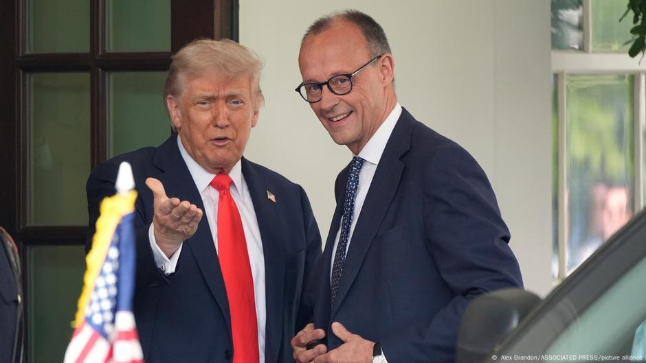 SHBA Gjermani Donald Trump Friedrich Merz Shtëpia e Bardhë Uashington Lufta në Ukrainë Marrëdhënie dypalëshe Zyrja Ovale Bashkëpunim