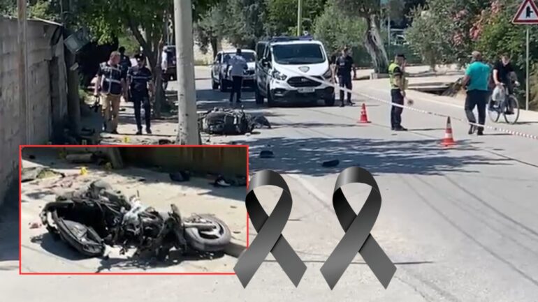 Aksident Vlorë, tragjedi Vlorë, 16-vjeçar ndërron jetë, bilanc aksidenti, rruga Fier-Vlorë, vdekje motori, siguri rrugore.