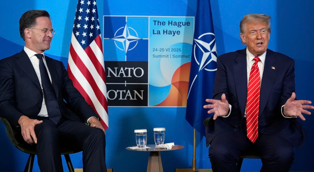 Mark Rutte Donald Trump Sekretar i Përgjithshëm i NATO-s Deklaratë "baba" Reuters Sqarinim Metaforë Marrëdhënie SHBA-NATO